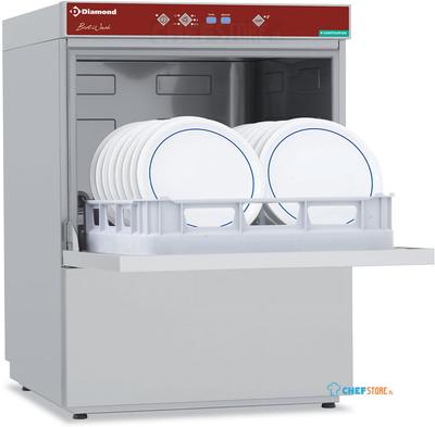 Horeca vaatwasser met doorlopende ontharder | 50 x 50 mand | Best wash | DFS7/6-AC | Diamond 1