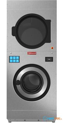 Diamond DGEB/18-TS/N Wasmachine met super centrifugering 14 kg (elektrisch) + roterende droogmachine 14 kg (gas) TOUCH SCREEN