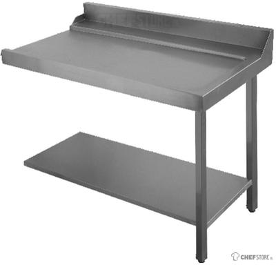 Diamond Uitlooptafel "rechts" configuratie 90° (manden 600x500) | DLA-D12/DCR 1
