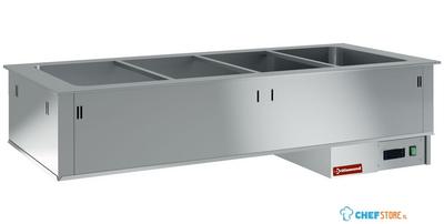 Droog Bain-Marie Element - kuip 3x GN 1/1 - Diamond DPA/BSC12 1