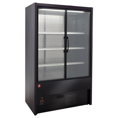 Diamond Gekoeld Wandmeubel, Zwenkdeuren - ZWART - DS18/B5-P9B 1