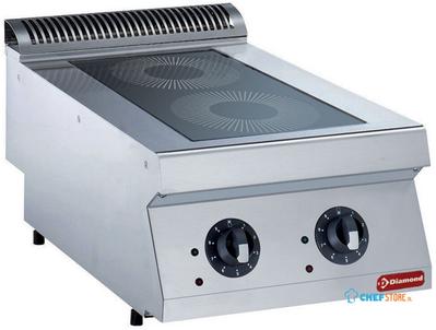 Elektrisch inductie kookplaat met 2 zones | 1700 line | Diamond | E17/2ID4T-N 1