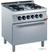 Diamond Elektrisch fornuis 4 platen met elektrische oven | E17/4PF8-230/3--N 1