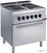 Diamond Fornuis met 4 vierkante platen, elektrische oven GN 2/1 | E17/4PQF8-230/3--N 1