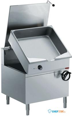 Diamond Automatische elektrische kantelbare braadpan, "Duomat" kuip 100 liter op meubel | E22/BA12C-230/3--N 1
