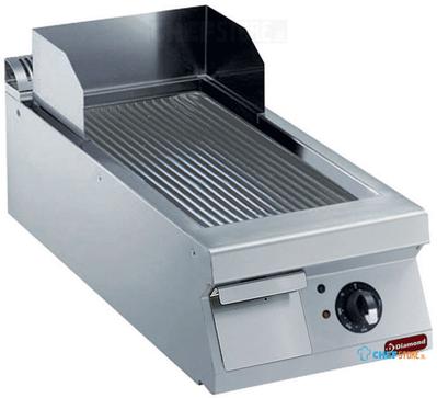 Diamond Elektrische bakplaat met geribde plaat -TOP- | E22/PR4T-230/3--NE 1