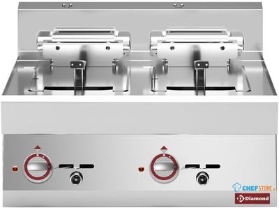 Elektrische Friteuse - S-Powerful - 2 X 10 Liter -Top- - Diamond E65/F20-7T-9_9KW-N 1