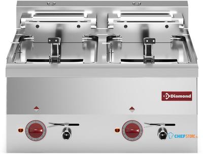 Elektrische Friteuse - S-Powerful - 2 X 10 Liter -Top- - Diamond E60/F20-6T-9_9KW-N 1