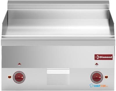 Elektrische Braadplaat Met Vlakke Plaat "chroom" -Top- - Diamond E60/PLCD6T-N 1