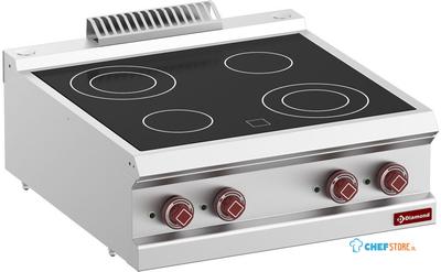 Elektrische Vitrokeramische Plaat 4 Warmte Zones -Top- - Diamond E7/4VC7T-N 1
