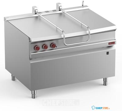 Diamond Elektrische Kantelbare Braadpan RVS Kuip 120 Liter op Meubel - E9/BRI12-N 1