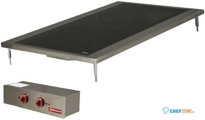 Diamond Elektrische fornuis met 2 vitrokeramische platen, inbouw | EDI/2VC4 1