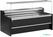 Diamond Geforceerde gekoelde vitrinetoonbank- met recht frontglas 90° met reserve - ZWART | FC15/B5-VR2 1