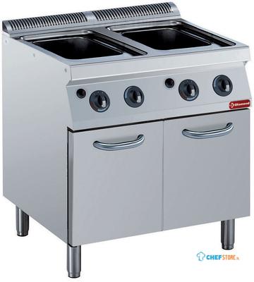 Pastakoker op gas | 2x 24,5 liter | Op kast | 1700 Line | G17/CPA8-N | Diamond 1