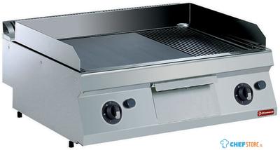 Diamond Kookplaat op gas, 2/3 vlak, 1/3 geribt -TOP- | G17/PM8T-NE 1