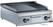 Diamond Bakplaat op gas, 2/3 vlak en 1/3 geribd, hard verchroomde -TOP- | G22/PMCD8T-N 1