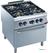 Gasfornuis 4 branders, gasoven GN 2/1 | Diamond | G22/4BF8PW-N 1