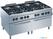 Gasfornuis 8 branders, 2 gasovens GN 2/1 | 2200 line | Diamond | G22/8BF16-N 1