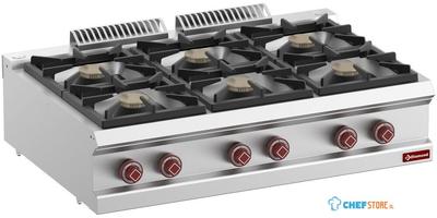 Gasfornuis 6 Branders -Top- - Diamond G7/6B11T-N 1