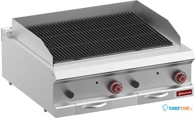 Lavasteengrill - Module 1/1 Rooster In Gietijzer "dubbelzijdig"-TOP- - Diamond G7/GPL8T-ZN 1