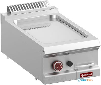 Braadplaat Op Gas Met Vlakke Plaat - Hard Verchroomde - Module 1/2 -TOP- - Diamond G7/PLCD4T-N 1
