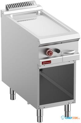 Vlakke Gasbakplaat Verchroomd - Module 1/2 - Op Open Kast - Diamond G9/PLCA4-N 1