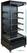 Diamond Warmte Vitrine, Zelfbediening, met Glazen Deur, op Wielen - FULL BLACK - HAS08-G5 1