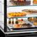 Diamond Vitrine 4 zijden T° negatief, 5 niveaus in glas, geventil, 480 Lit., ZWART | INN/VB-B9-R2 2