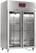 Koelkast Geforceerd 1400 Liter - 2 Glazen Deuren GN 2/1 - Op Wielen - Diamond ID140/R9G
