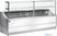 Gekoelde toonbank recht 200cm | Met Reserve-opslag | Wit | Diamond | OL200/A2-R/R2 1