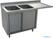 Diamond Geheel spoelbak/vaatwasser | L1621VD-AS+051D/6M 2