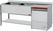 Combinatie spoelbak/vaatwasser | Soelbakken links | Mand 500x500 mm | L1621VD+051D/6M | Diamond 1