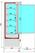 Diamond Gekoeld Wandmeubel, Zelfbediening, Klapdeuren - FULL BLACK - LML15-F5 2
