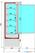 Diamond Gekoeld Wandmeubel, Zelfbediening, Klapdeuren - FULL BLACK - LML20-F5 2