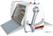 Diamond Uitroller, tafelmodel 500 mm, met 2 schappen | LB50-TT/SS 1