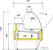 Diamond Gekoelde Vitrinetoonbank Gebogen Ruit Geventileerd met Reserve GRIJS/WIT - MA25/E8-R2V 3