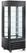 Diamond FULL Glazen Vitrine" 440 Lt. 5 Glazen Niveaus Geventileerd ZWART - MAX/507-BB 1