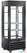 Diamond FULL Glazen Vitrine" 440 Liter 2 Planken & Vleesstang Geventileerd ZWART - MAX/507-MB 1