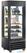 Diamond FULL Glazen Vitrine" 440 Liter 1 Niveau + 2 Planken Geventileerd WINE ZWART - MAX/507-VB2 2