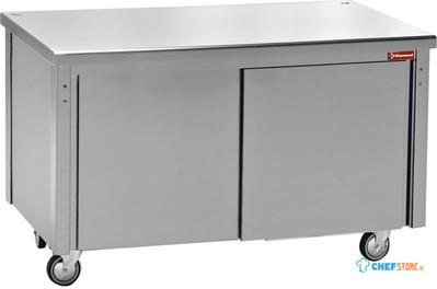 Diamond Neutraal kastelement, klapdeuren 2x GN 1/1 | NA8 1