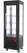 Panoramische Koelvitrine geforceerd | 360L, 5 Roosters | R290, milieuvriendelijk | +2°C / +10°C | Zwart | SNE/GN-B7-R2 1