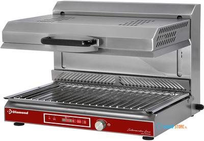 Diamond Elektronische Glaskeramische Salamander, Verplaatsbaar Plafond, 3 Kookzones (digit) - SA/80VC-DIG 1