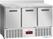 Diamond Koelwerkbank 3 Deuren GN 1/1, met Achterwand - SA36/X3D 1