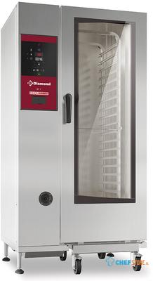 Diamond Electrische oven boiler stoom en convectie 20x GN1/1 + Cleaning | SBES/XC-20 1