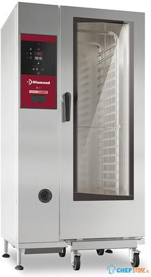 Diamond Electrische oven directe stoom en convectie, 20xGN1/1+Cleaning | SDE/XC-20 1