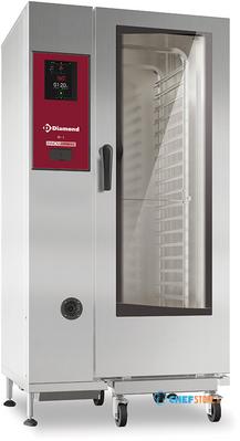 Diamond Gas oven "TOUCH" met boiler, stoom en convectie 20xGN1/1+ Cleaning | SDGT/XC-20 1