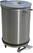 RVS Vuilnisbak, deksel met pedaalbediening | 95 liter | Diamond | PCRA/105B 1