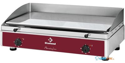 Elektrische Effen Bakplaat - Gechromeerd | Diamond | PLANCHA/3ELCR-N 1