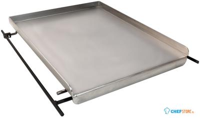 Diamond 1/2 Bakplaat "plancha" 520x600 mm (CBQ-120) | PPC/120-1/2 1