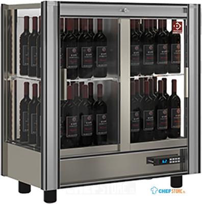 Gekoelde Wijnvitrine Lt. 216 - Moduleerbaar - Diamond PVV-3-R6 1